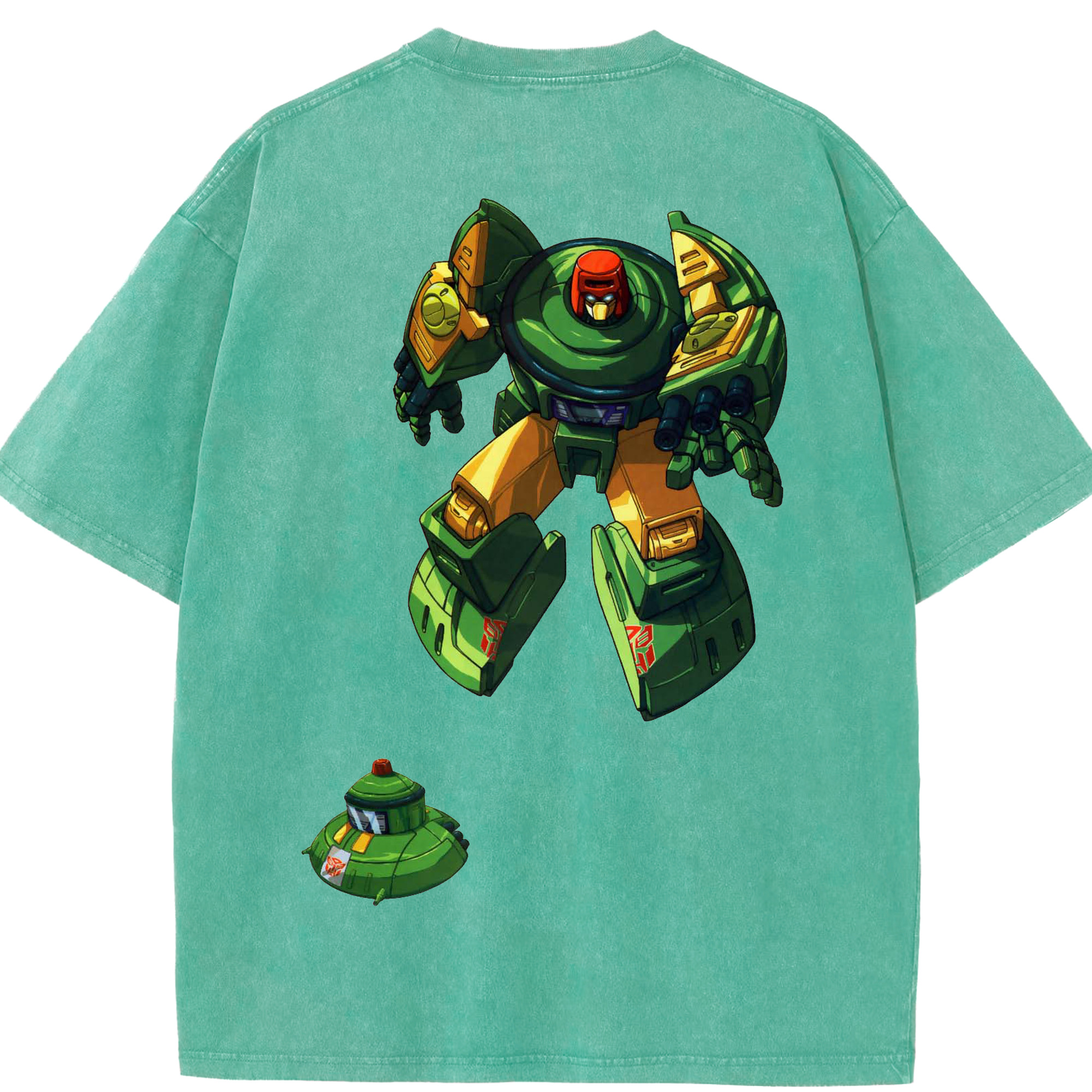 （画像用）  綿100% ヴィンテージ風 半袖Tシャツ（背面プリント）